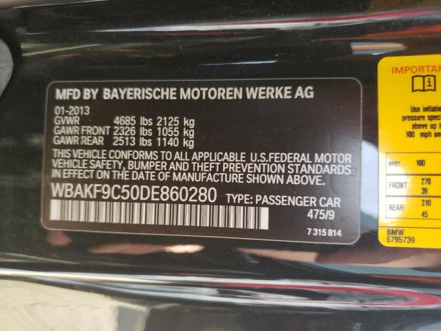 Photo 10 from auction – 2013 BMW 335 XI with VIN WBAKF9C50DE860280