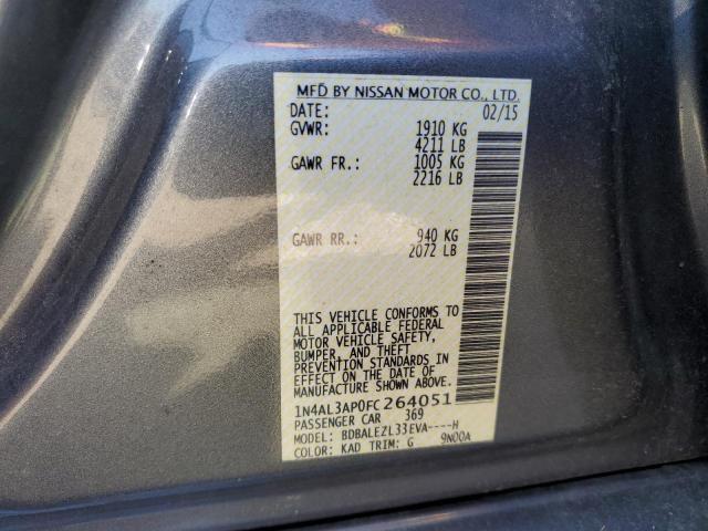 Photo 10 from auction – 2015 NISSAN ALTIMA 2.5 with VIN 1N4AL3AP0FC264051