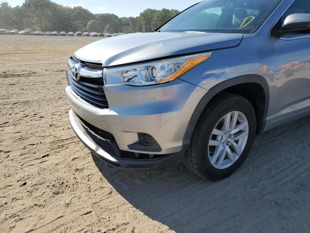 Photo 9 from auction – 2014 TOYOTA HIGHLANDER with VIN 5TDZARFHXES005619