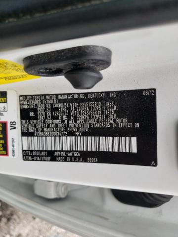 Photo 10 from auction – 2013 TOYOTA VENZA LE with VIN 4T3BA3BB2DU034772