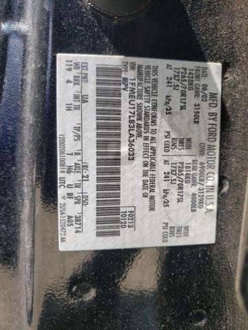 Photo 10 from auction – 2003 FORD EXPEDITION with VIN 1FMEU17L83LA36033
