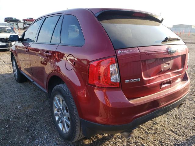 Photo 3 from auction – 2013 FORD EDGE SEL with VIN 2FMDK4JC5DBE33700