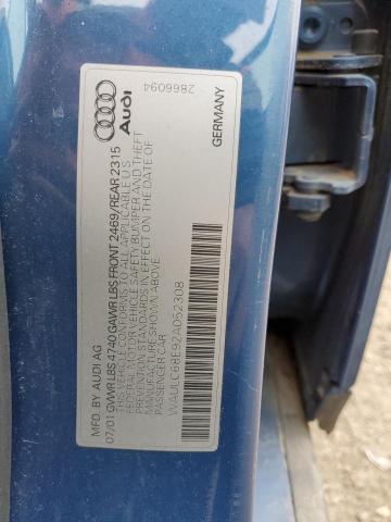 Photo 10 from auction – 2002 AUDI A4 1.8T QU with VIN WAULC68E92A052308