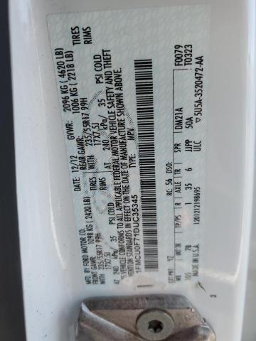 Photo 10 from auction – 2013 FORD ESCAPE S with VIN 1FMCU0F71DUC35345