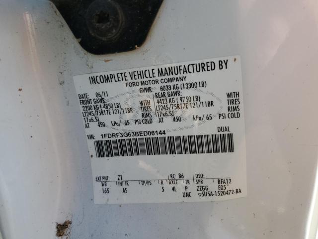 Photo 10 from auction – 2011 FORD F350 SUPER with VIN 1FDRF3G63BED06144