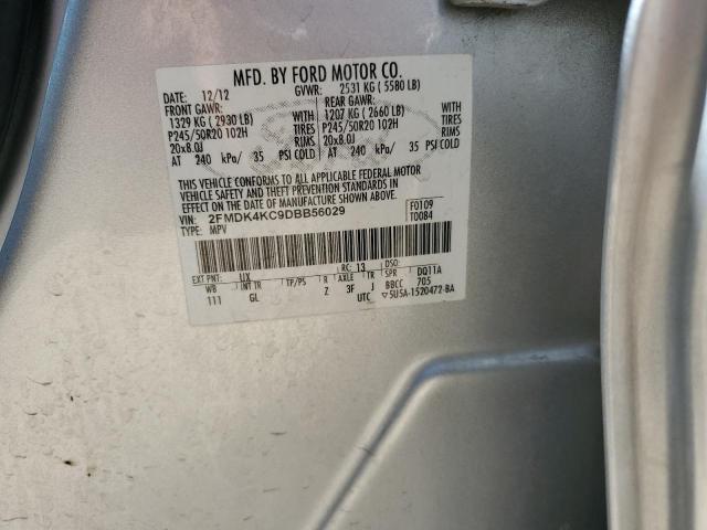 Photo 10 from auction – 2013 FORD EDGE LIMIT with VIN 2FMDK4KC9DBB56029