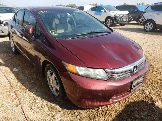 HONDA CIVIC LX 2012 with VIN 2HGFB2F52CH510600 - Photo from auction