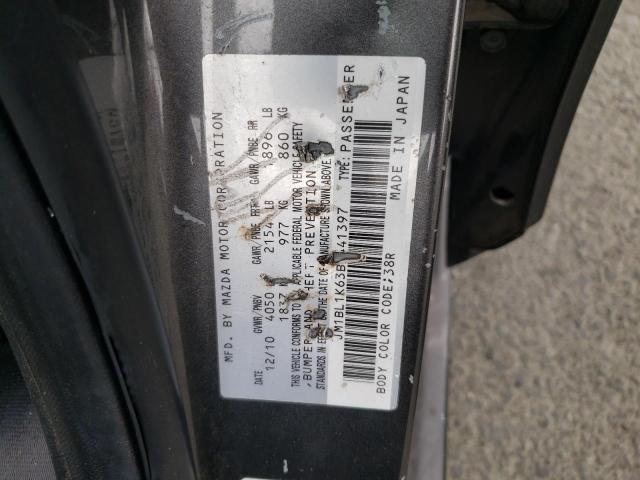 Photo 10 from auction – 2011 MAZDA 3 S with VIN JM1BL1K63B1441397