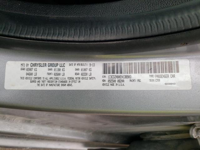 Photo 10 from auction – 2014 DODGE AVENGER SE with VIN 1C3CDZAB0EN138903