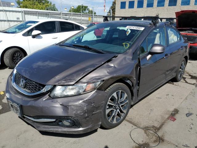 Photo 2 from auction – 2013 HONDA CIVIC EXL with VIN 2HGFB2F92DH543553