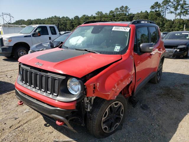Photo 2 from auction – 2017 JEEP RENEGADE T with VIN ZACCJBCB0HPE80257