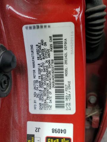 Photo 10 from auction – 2009 TOYOTA COROLLA BA with VIN 1NXBU40E19Z037768