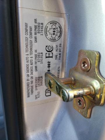 Photo 10 from auction – 2004 CHEVROLET OPTRA with VIN KL1JD52Z34K931871