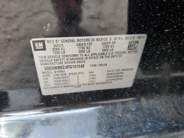 Photo 10 from auction – 2015 CHEVROLET SILVERADO with VIN 3GCUKREC4FG101548