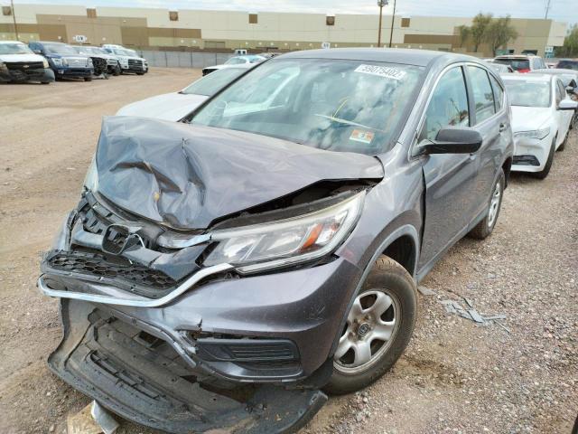 Photo 2 from auction – 2015 HONDA CR-V LX with VIN 5J6RM4H32FL018969
