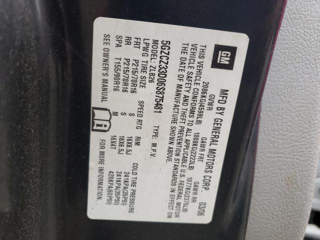 Photo 10 from auction – 2006 SATURN VUE with VIN 5GZCZ33D06S875481