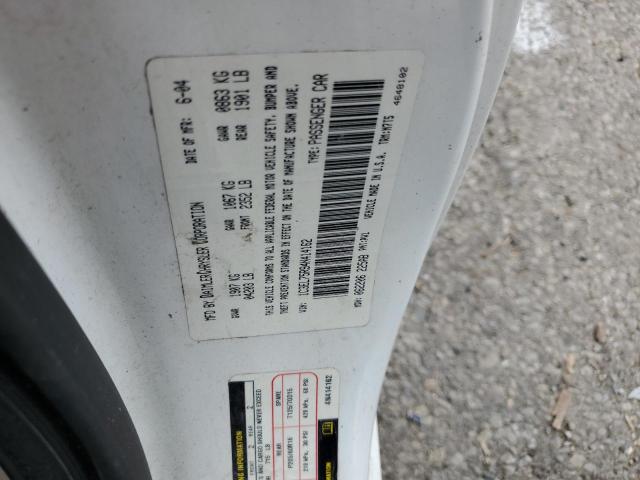 Photo 10 from auction – 2004 CHRYSLER SEBRING GT with VIN 1C3EL75R94N414162