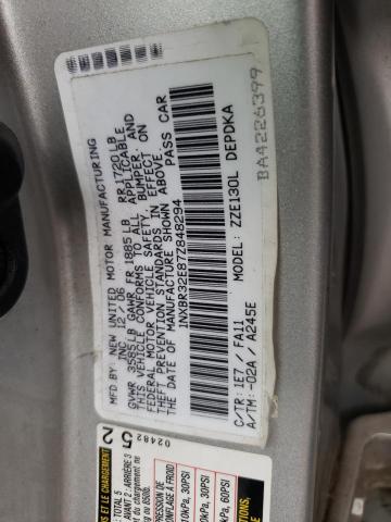 Photo 10 from auction – 2007 TOYOTA COROLLA CE with VIN 1NXBR32E87Z848294