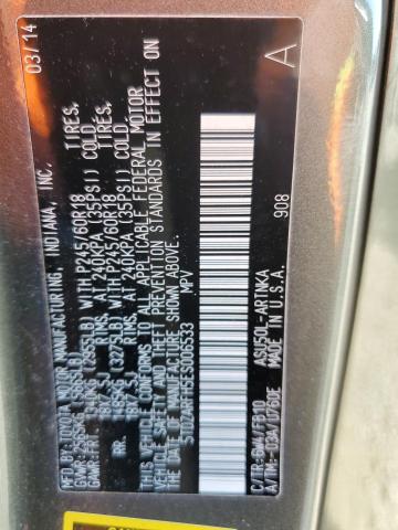 Photo 10 from auction – 2014 TOYOTA HIGHLANDER with VIN 5TDZARFH5ES006533