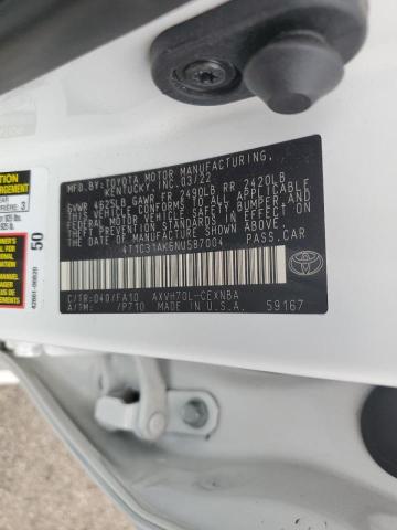 Photo 10 from auction – 2022 TOYOTA CAMRY LE with VIN 4T1C31AK6NU587004