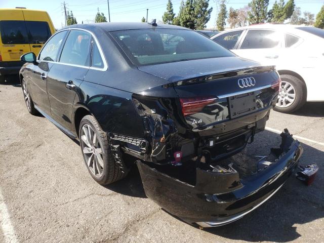 Photo 3 from auction – 2022 AUDI A4 PREMIUM with VIN WAUABAF47NN003399