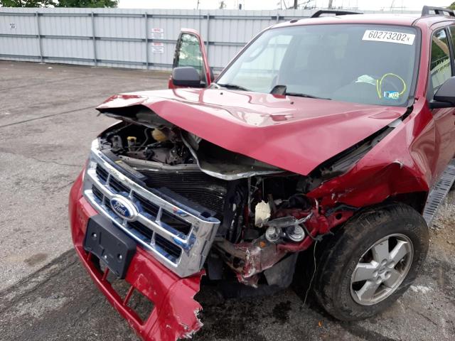 Photo 9 from auction – 2011 FORD ESCAPE XLT with VIN 1FMCU9D75BKA61263