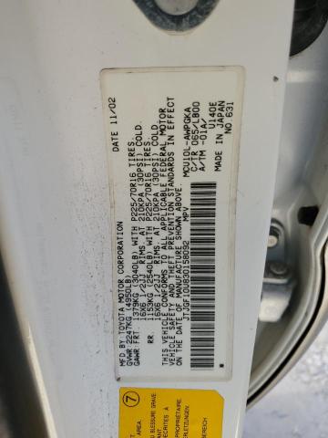 Photo 10 from auction – 2003 LEXUS RX 300 with VIN JTJGF10U830158092
