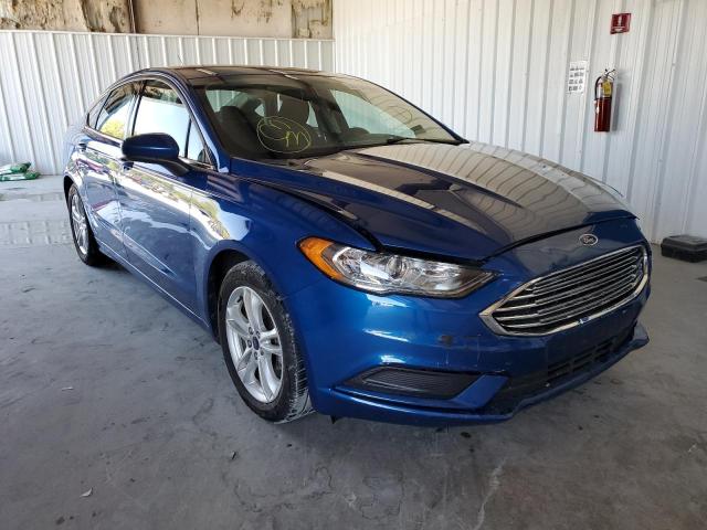 FORD FUSION SE 2018 with VIN 3FA6P0HD5JR201946 - Photo from auction