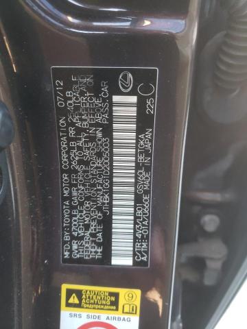 Photo 10 from auction – 2013 LEXUS ES 350 with VIN JTHBK1GG1D2005003