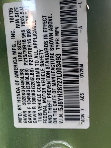 Photo 10 from auction – 2007 HONDA ELEMENT EX with VIN 5J6YH28727L003493