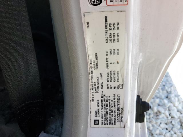 Photo 10 from auction – 2007 CHEVROLET COLORADO with VIN 1GCCS149978110501