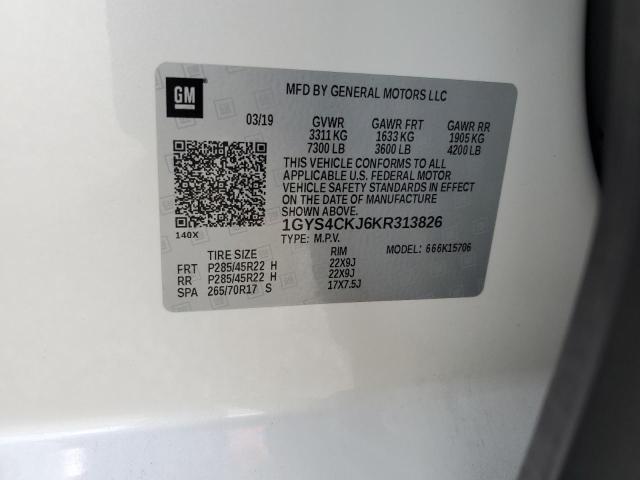 Photo 10 from auction – 2019 CADILLAC ESCALADE P with VIN 1GYS4CKJ6KR313826