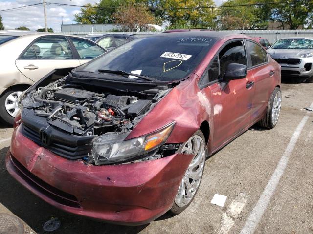 Photo 2 from auction – 2012 HONDA CIVIC LX with VIN 2HGFB2F58CH527210