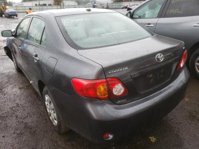 Photo 3 from auction – 2009 TOYOTA COROLLA BA with VIN JTDBL40E599032762