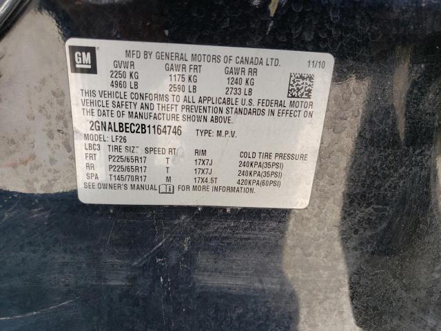 Photo 10 from auction – 2011 CHEVROLET EQUINOX LS with VIN 2GNALBEC2B1164746