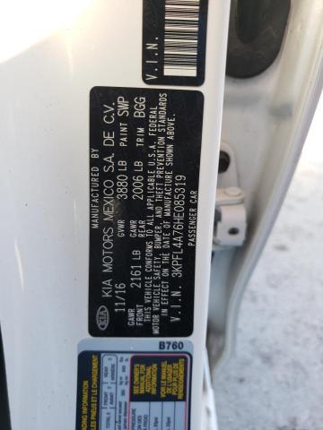 Photo 10 from auction – 2017 KIA FORTE LX with VIN 3KPFL4A76HE085319