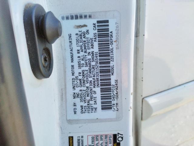Photo 10 from auction – 2005 TOYOTA COROLLA CE with VIN 1NXBR32E15Z565491