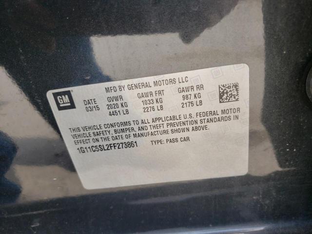 Photo 10 from auction – 2015 CHEVROLET MALIBU 1LT with VIN 1G11C5SL2FF273861