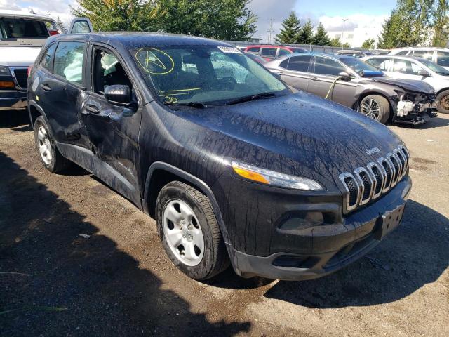 JEEP CHEROKEE S 2015 with VIN 1C4PJLAB6FW590420 - Photo from auction