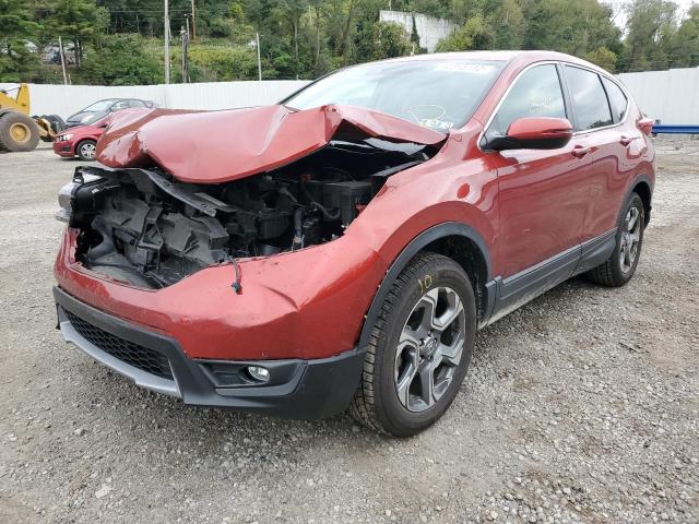 Photo 2 from auction – 2018 HONDA CR-V EX with VIN 2HKRW2H55JH679172