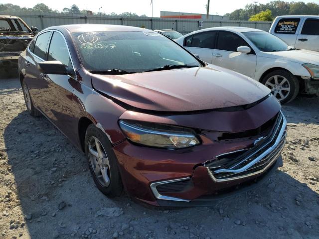 CHEVROLET MALIBU LS 2016 with VIN 1G1ZB5ST3GF281877 - Photo from auction