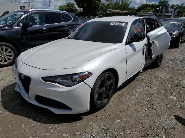 Photo 2 from auction – 2018 ALFA ROMEO GIULIA TI with VIN ZARFAECN2J7589398