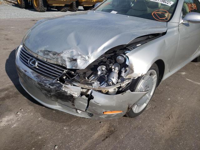 Photo 9 from auction – 2002 LEXUS SC 430 with VIN JTHFN48Y820009169