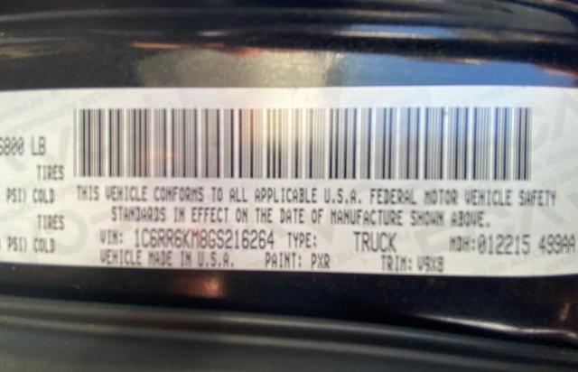 Photo 10 from auction – 2016 RAM 1500 ST with VIN 1C6RR6KM8GS216264