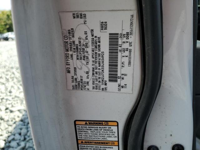 Photo 10 from auction – 2005 FORD EXPLORER X with VIN 1FMZU73K55UA54925