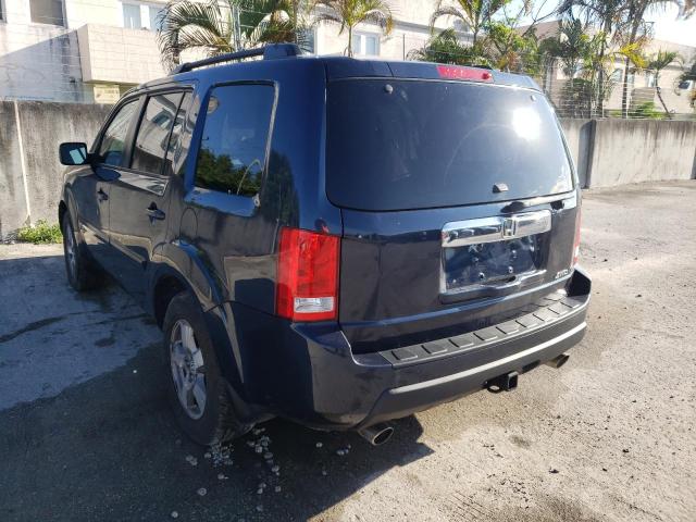 Photo 3 from auction – 2010 HONDA PILOT EXL with VIN 5FNYF4H52AB026109