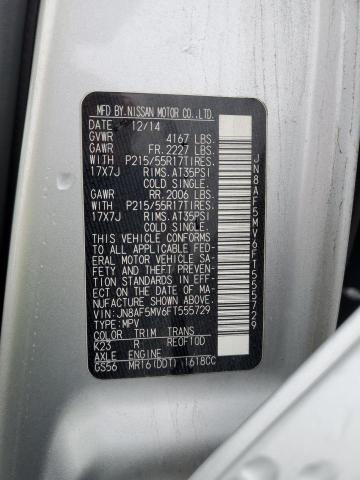 Photo 10 from auction – 2015 NISSAN JUKE S with VIN JN8AF5MV6FT555729