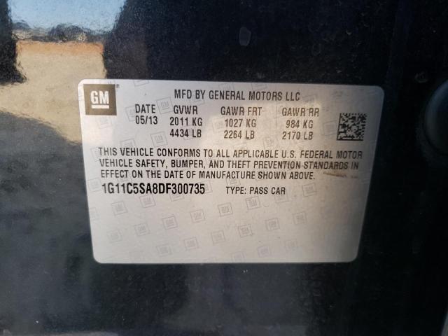 Photo 10 from auction – 2013 CHEVROLET MALIBU 1LT with VIN 1G11C5SA8DF300735