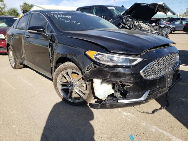FORD FUSION SEL 2019 with VIN 3FA6P0CD2KR140144 - Photo from auction