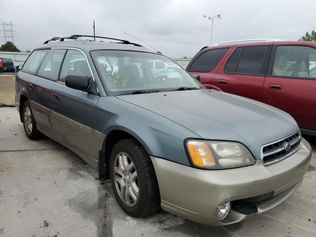 SUBARU LEGACY OUT 2000 with VIN 4S3BH665XY7662288 - Photo from auction